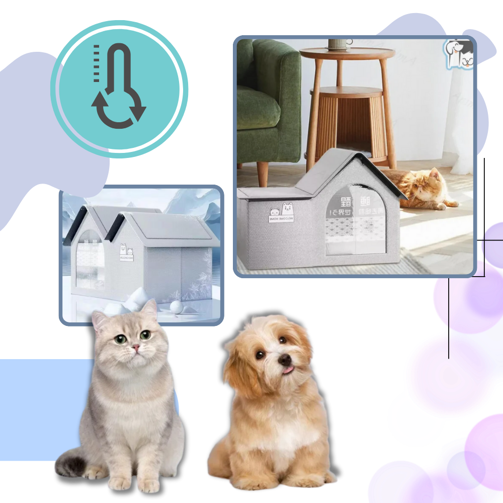 Isı Yansıtıcı Yalıtım Soğuk Kedi Evi - Ozerty