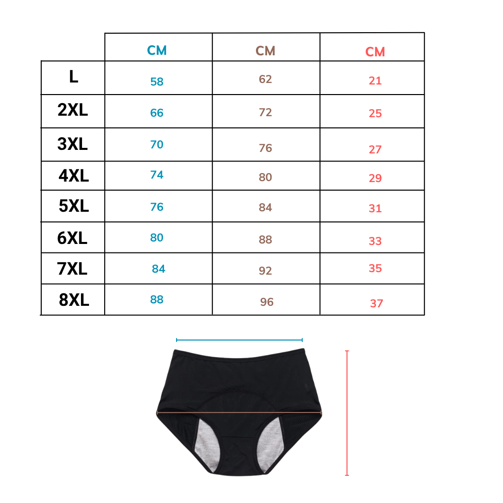 Yüksek Bel İnkontinans Külotu - Ozerty