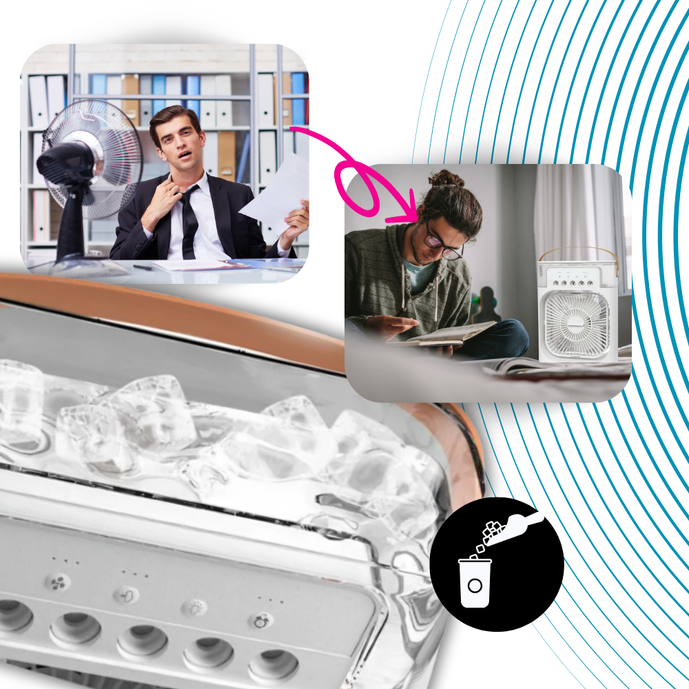 Hydrocooling Küçük Taşınabilir Klima - Ozerty