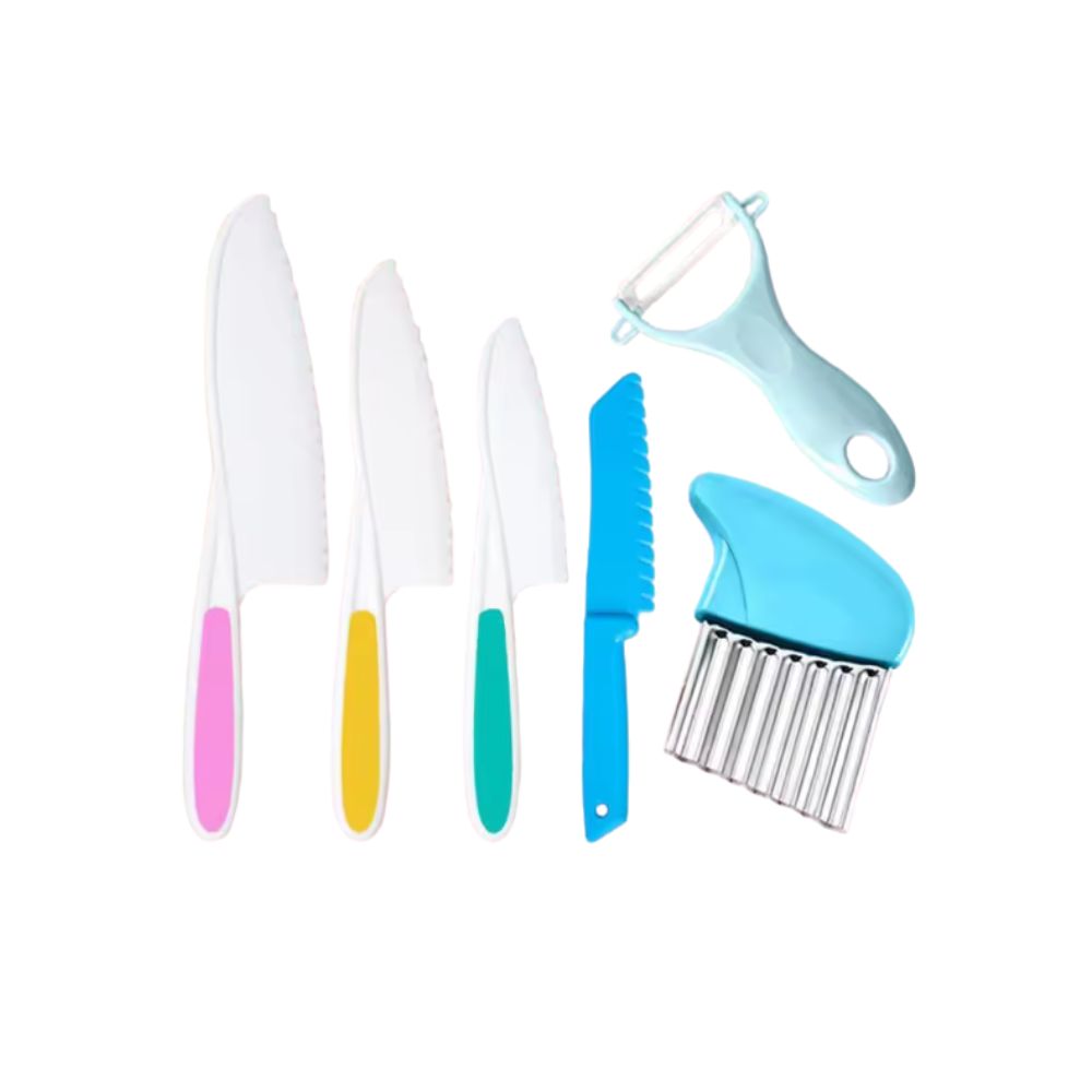 Çocuk Dostu Mutfak Seti Oyuncak -Blue - Ozerty