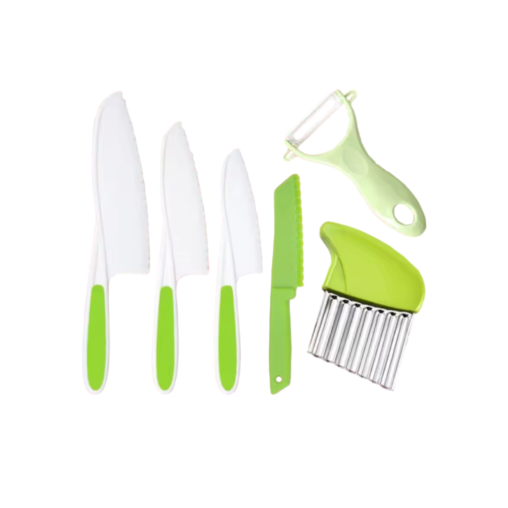 Çocuk Dostu Mutfak Seti Oyuncak -Green - Ozerty