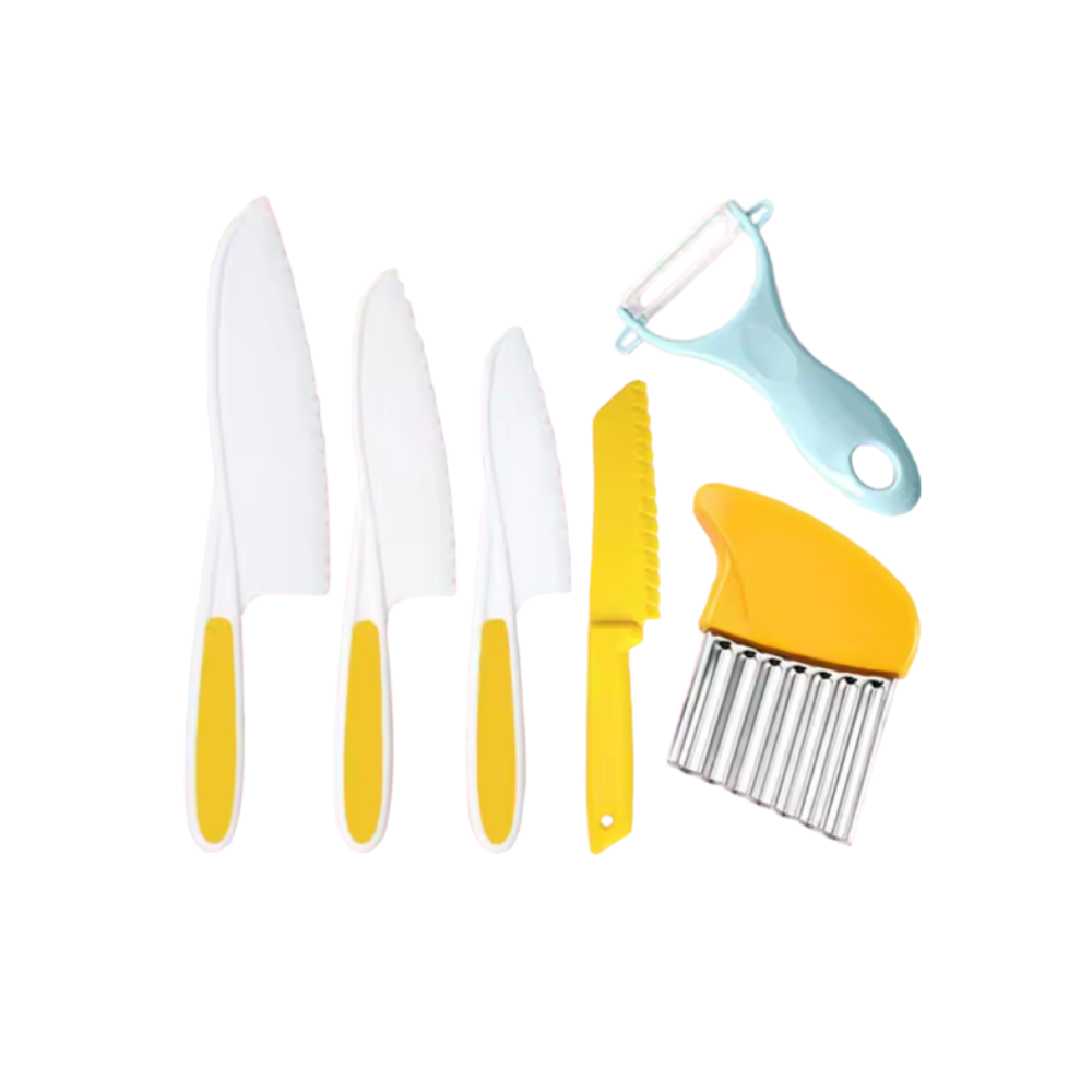 Çocuk Dostu Mutfak Seti Oyuncak -Yellow - Ozerty