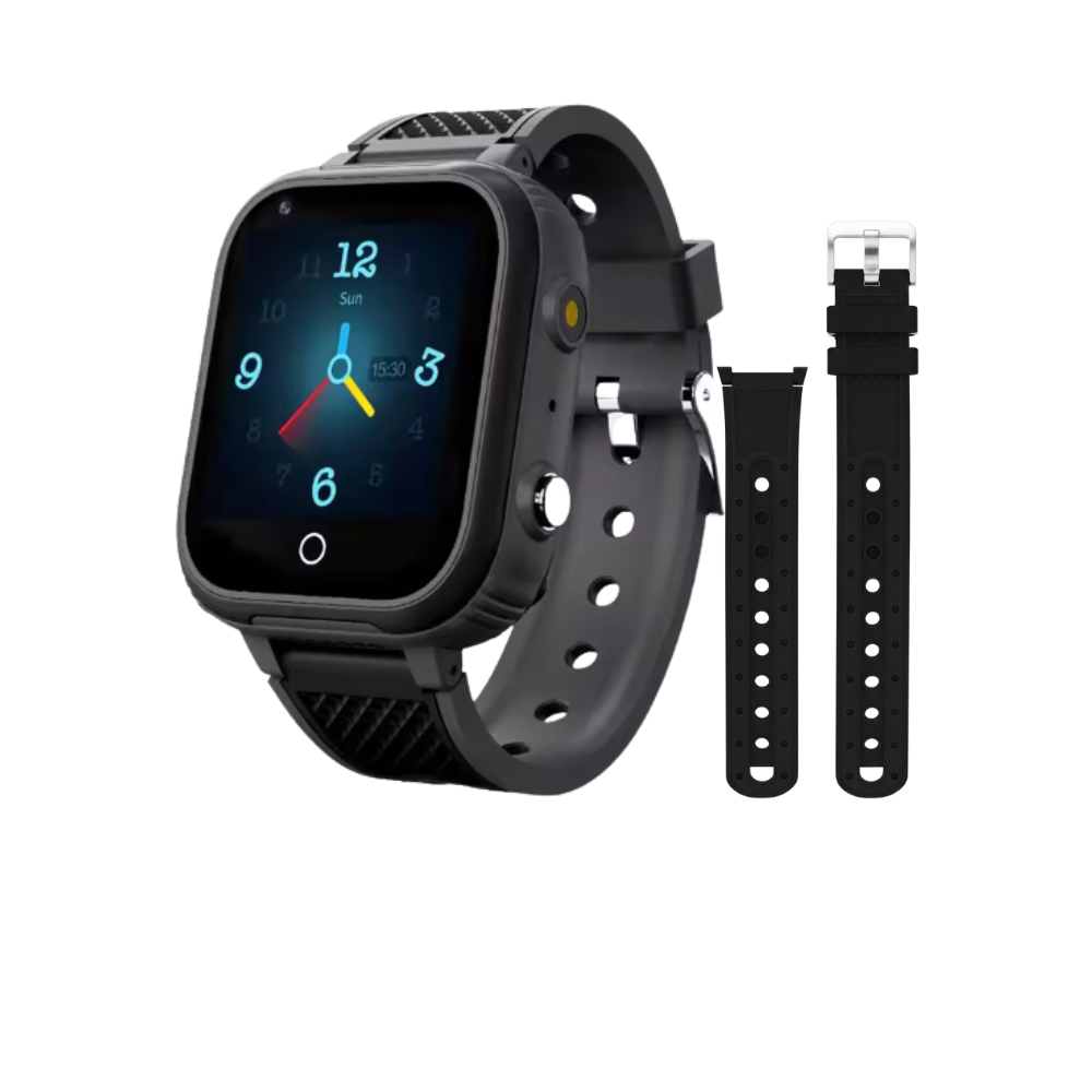 Çocuklar için Akıllı Gözetim Saati -Siyah - Ozerty