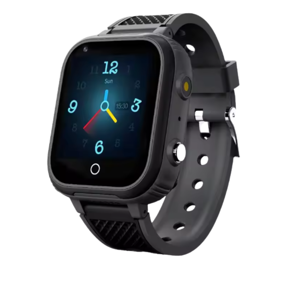 Çocuklar için Akıllı Gözetim Saati -Siyah - Ozerty