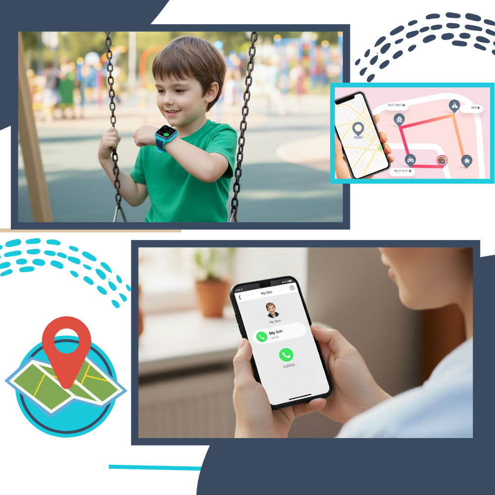 Çocuklar için Akıllı Gözetim Saati - Ozerty