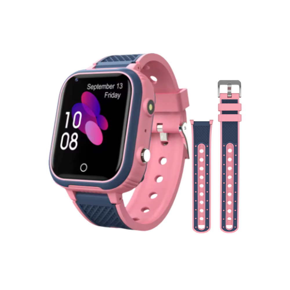 Çocuklar için Akıllı Gözetim Saati -Pembe - Ozerty