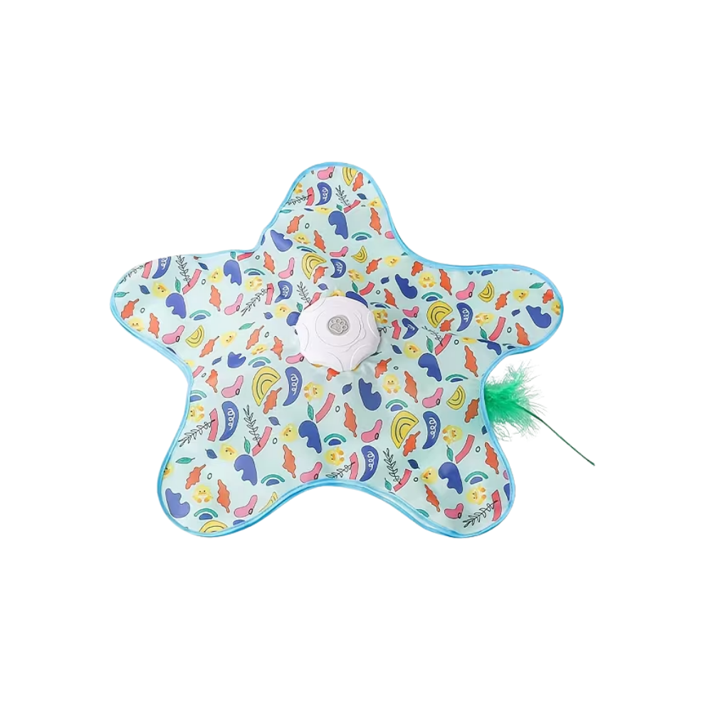 Kedi Yavrusu Diş Çıkarma Tüy Oyuncağı -Yeşil - Ozerty