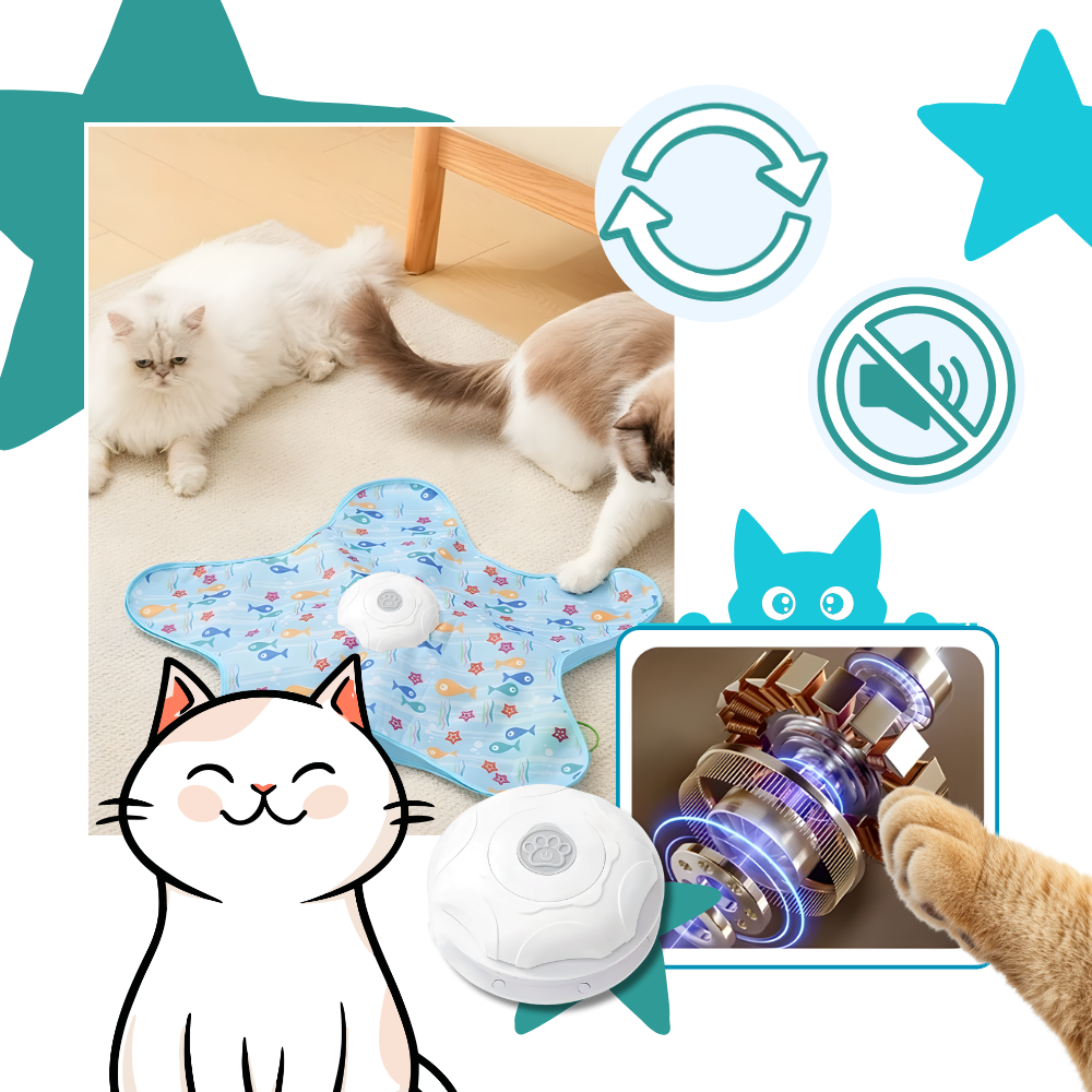 Kedi Yavrusu Diş Çıkarma Tüy Oyuncağı - Ozerty