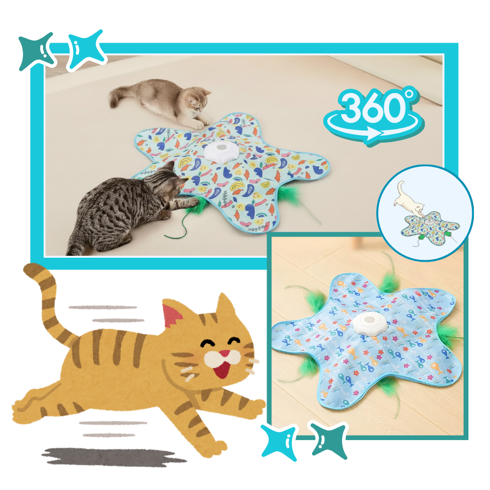 Kedi Yavrusu Diş Çıkarma Tüy Oyuncağı - Ozerty