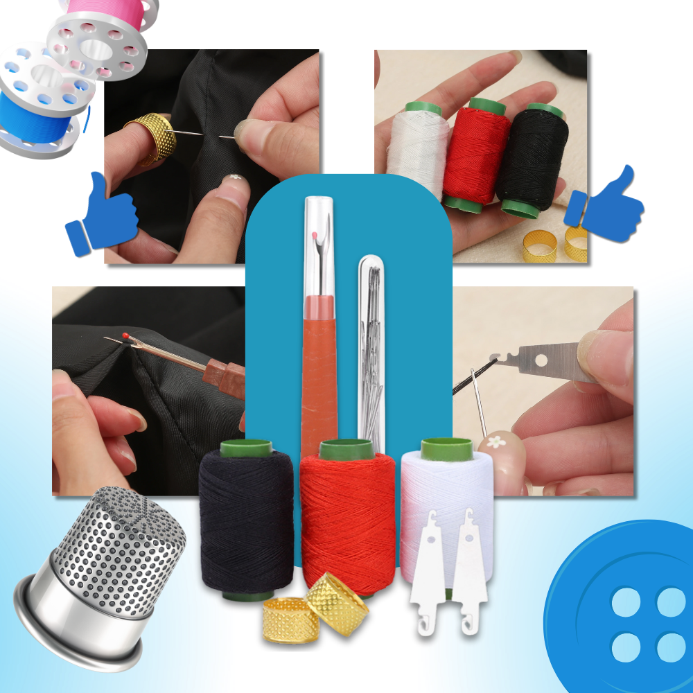 Büyük Göz Nakış İğnesi Seti - Ozerty