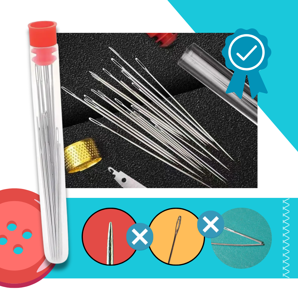 Büyük Göz Nakış İğnesi Seti - Ozerty