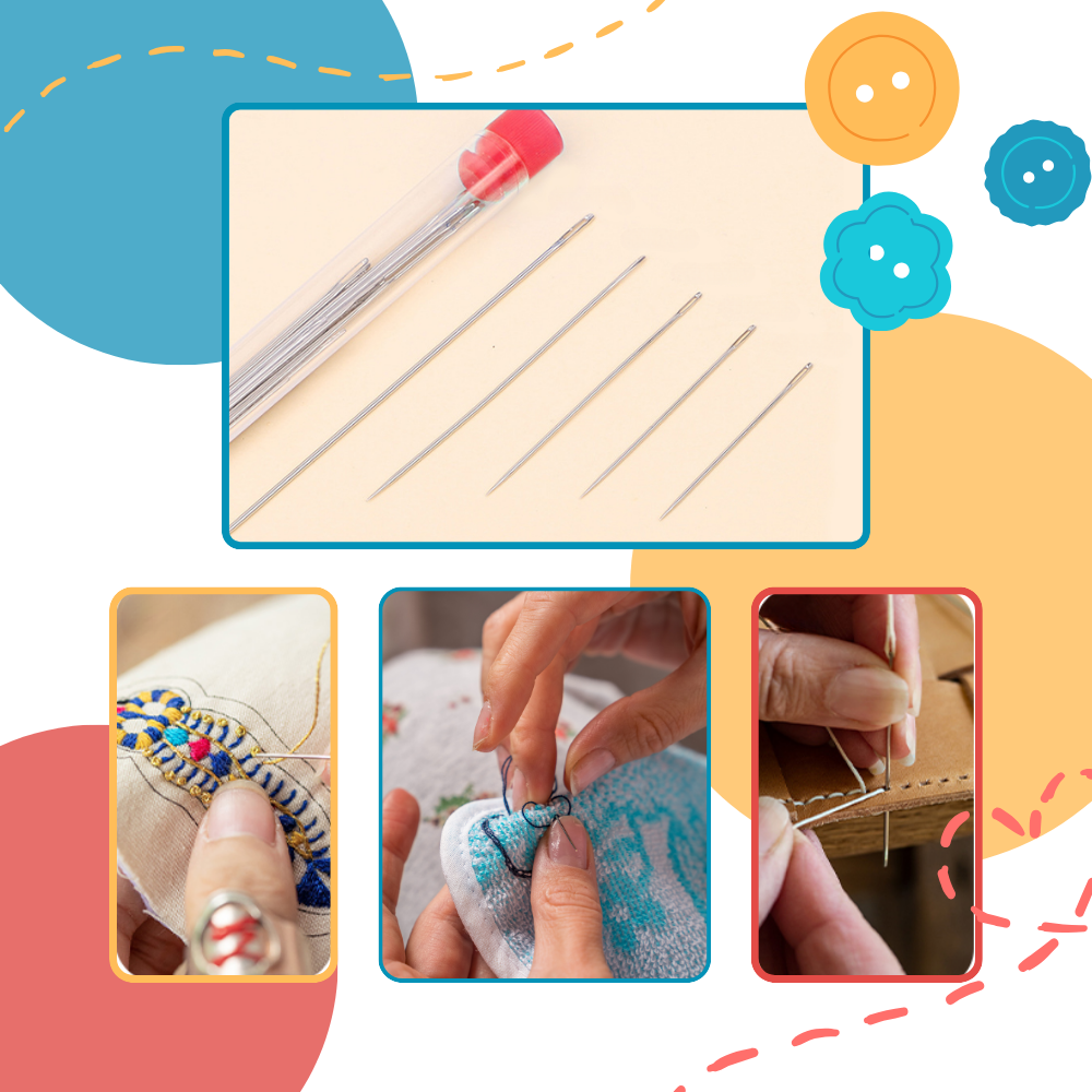 Büyük Göz Nakış İğnesi Seti - Ozerty