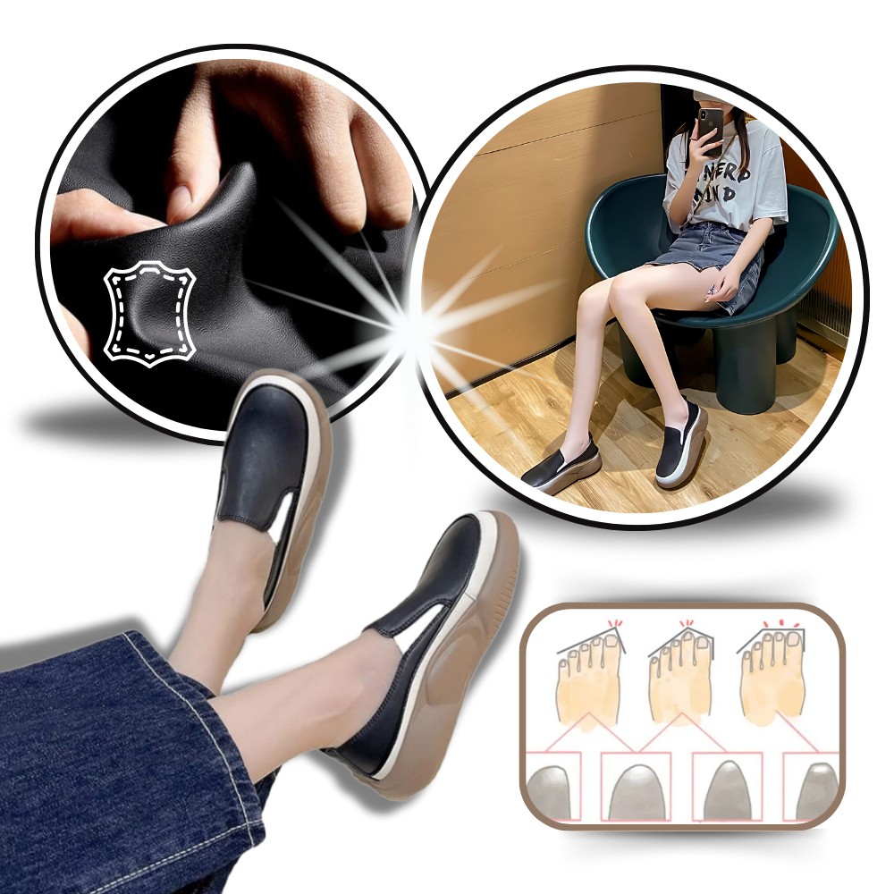 Hafif Yumuşak Platform Loaferlar - Ozerty