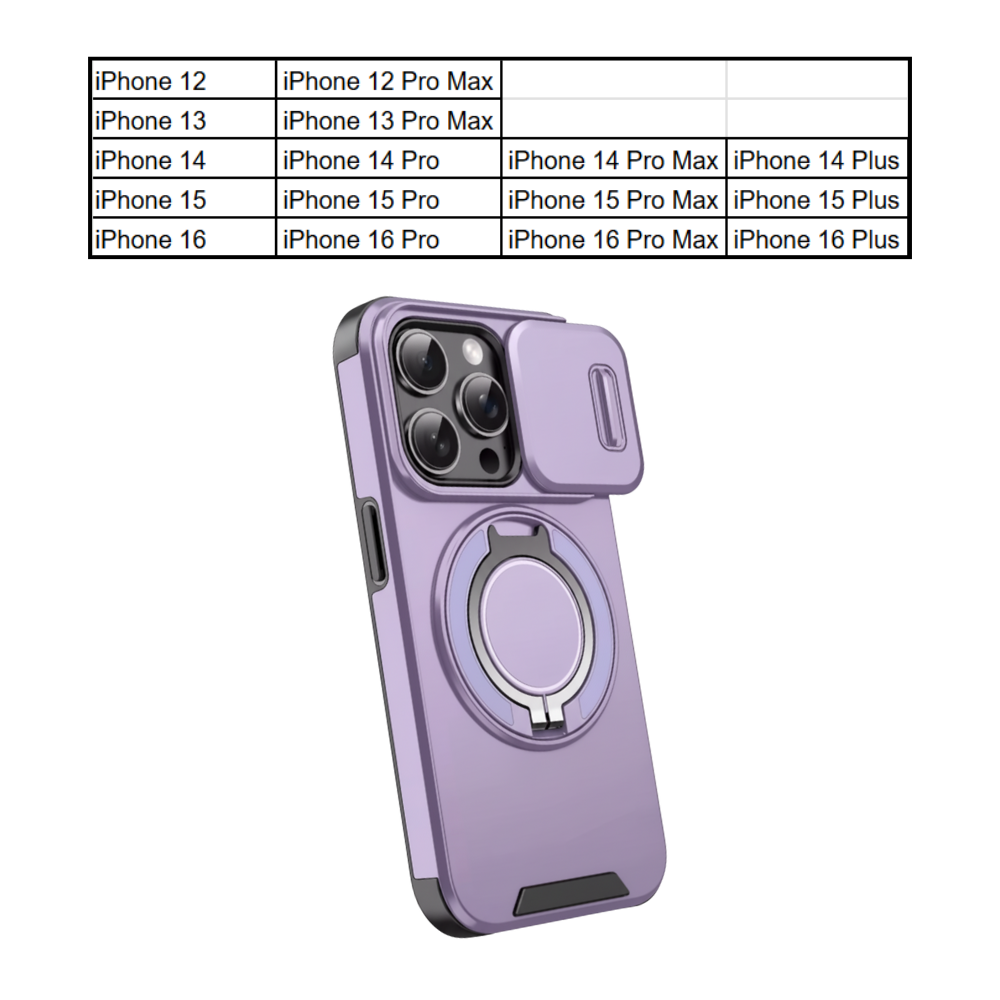 Manyetik Zırhlı Iphone Kılıfı - Ozerty