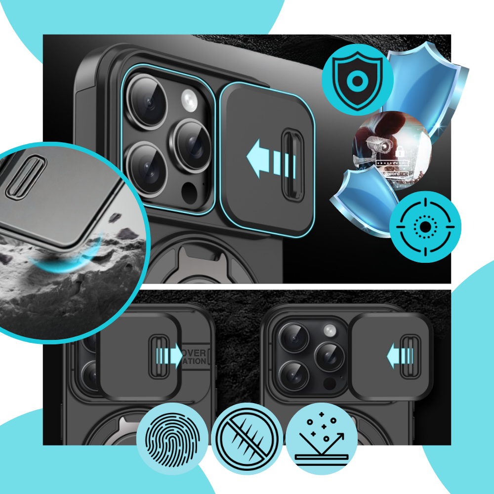 Manyetik Zırhlı Iphone Kılıfı - Ozerty