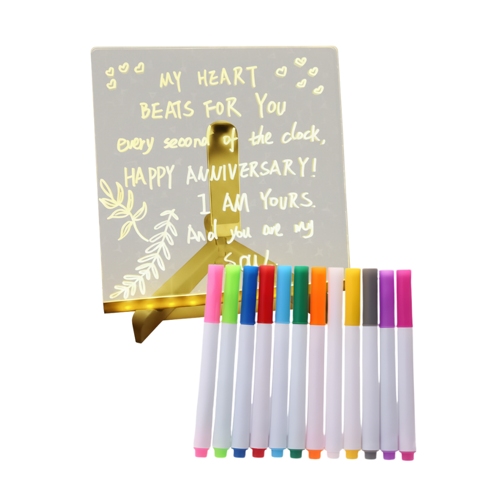 Büyüleyici LED Not Panosu -15 x 15 cm - Ozerty