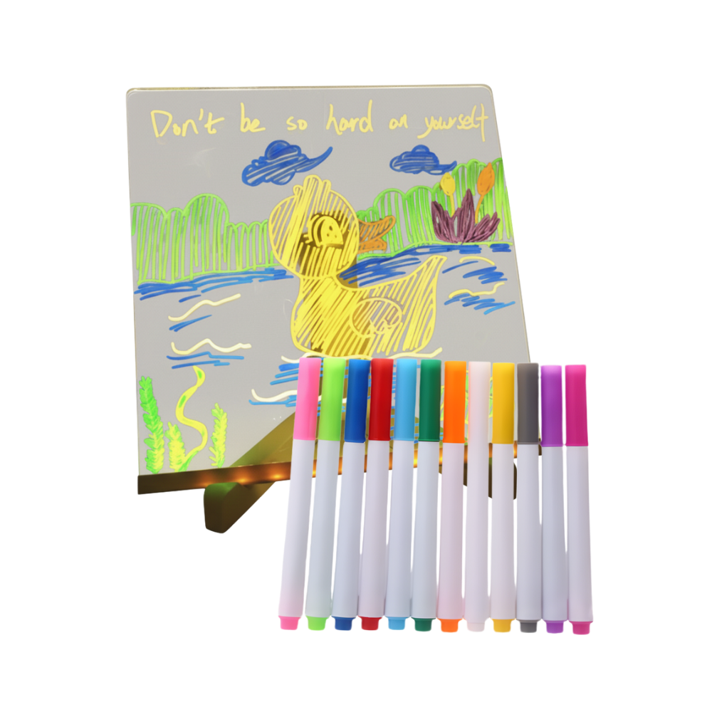 Büyüleyici LED Not Panosu -20 x 20 cm - Ozerty