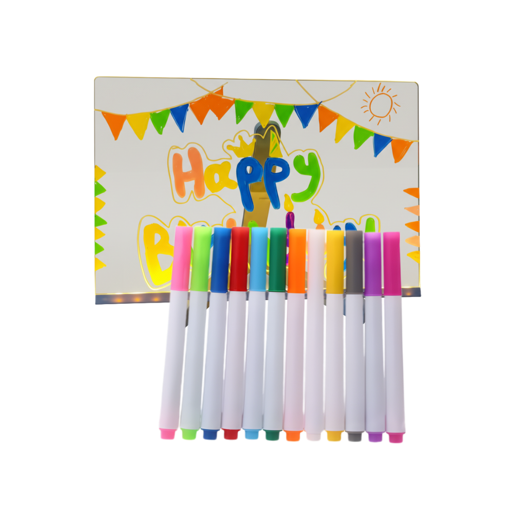 Büyüleyici LED Not Panosu -30 x 20 cm - Ozerty