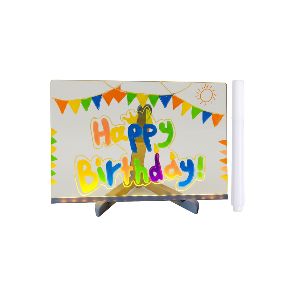 Büyüleyici LED Not Panosu -30 x 20 cm - Ozerty