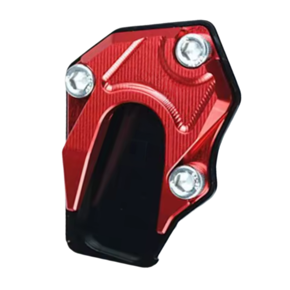 Motosiklet Alaşımlı Kickstand Kombinasyonu -Kırmızı - Ozerty
