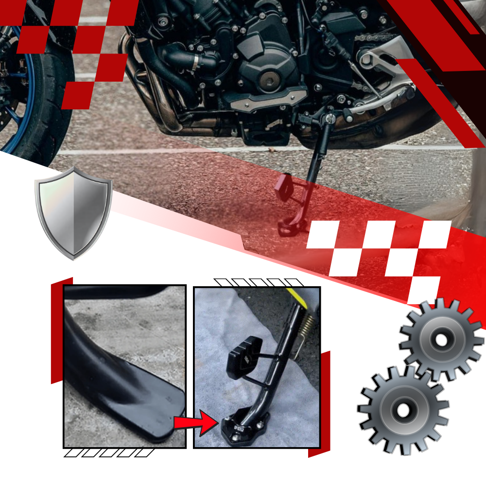 Motosiklet Alaşımlı Kickstand Kombinasyonu - Ozerty