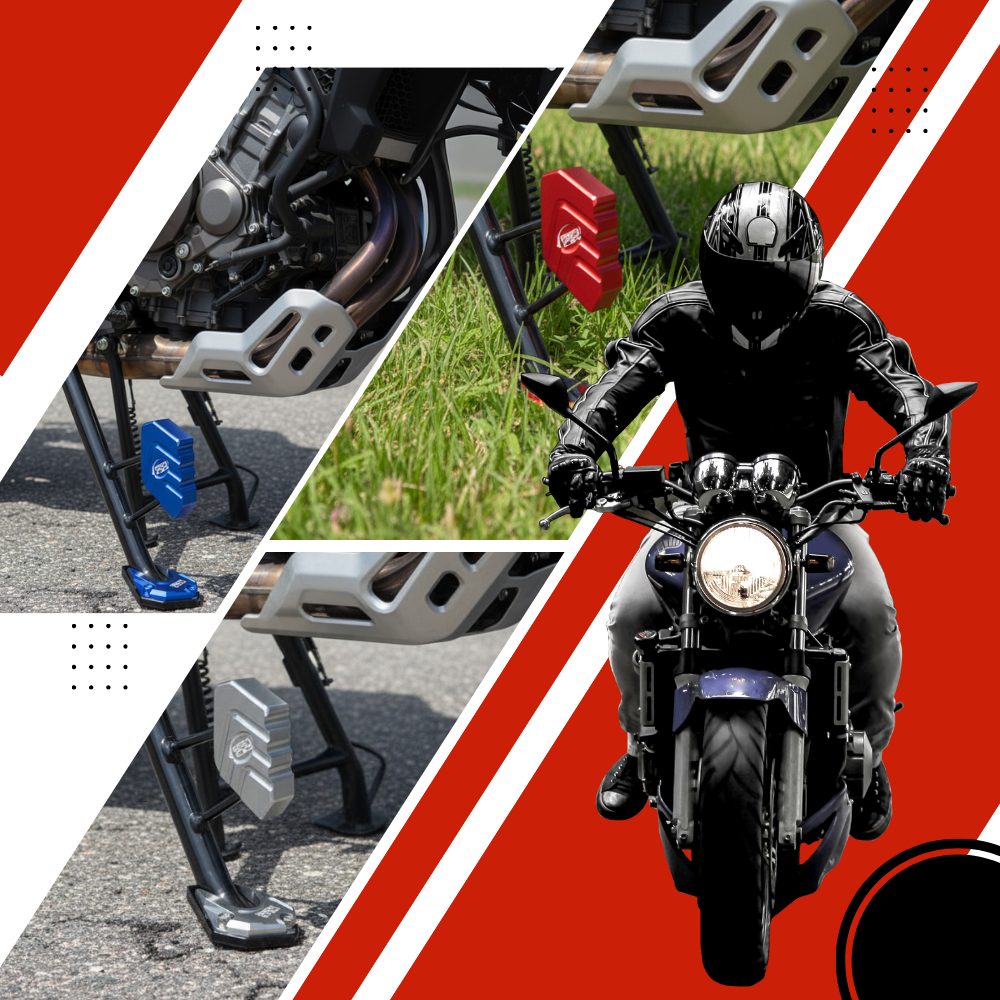 Motosiklet Alaşımlı Kickstand Kombinasyonu - Ozerty