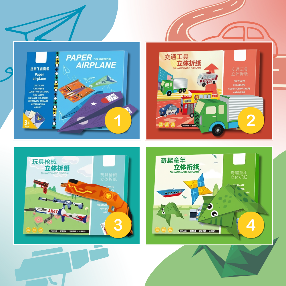 Çok Temalı Origami Kitabı - Ozerty