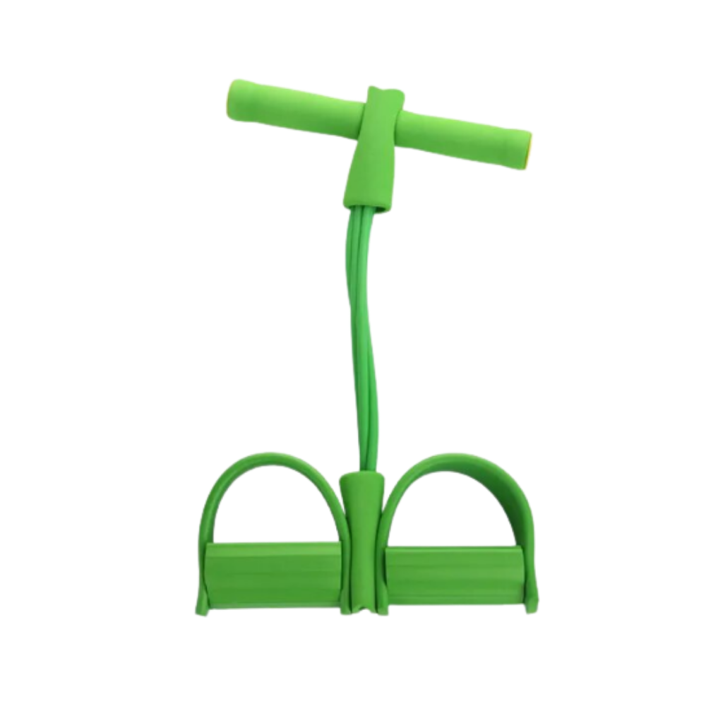 Çok Fonksiyonlu Pedal Direnç Bantları Fitness 4 Tüp -Yeşil - Ozerty