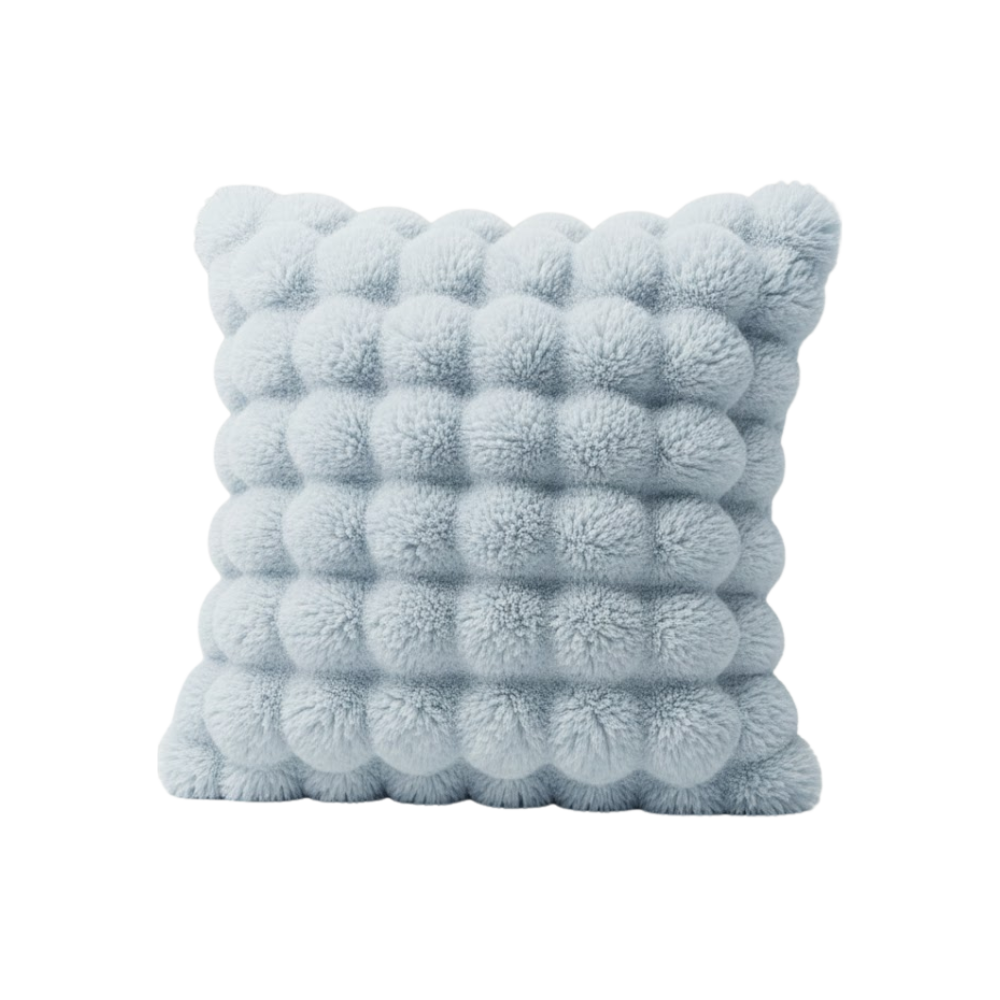 Kaymaz Rahat Kanepe Peluş Kılıfları -Mavi - Ozerty