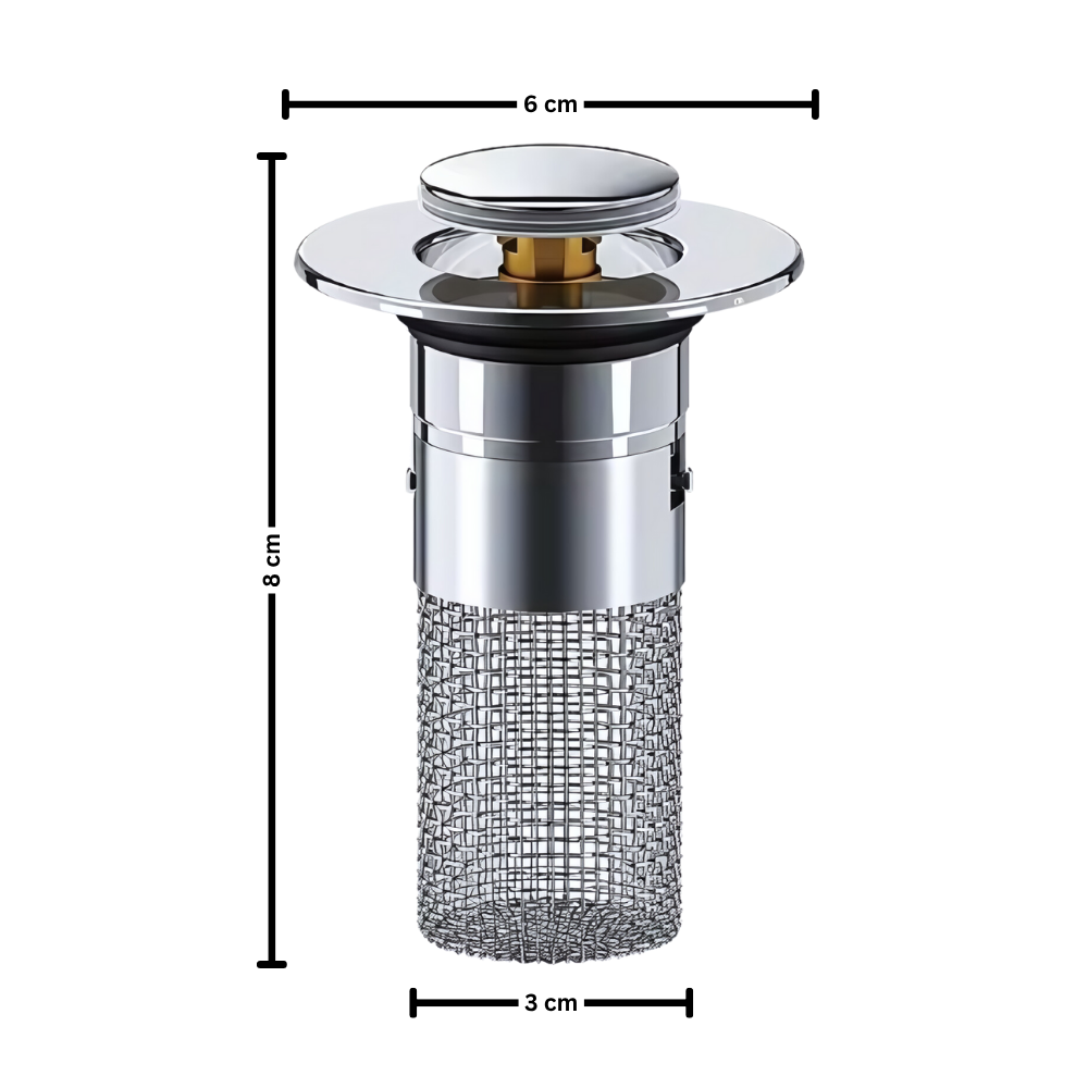 Odor Insulation Pop-up Sink Stopper 