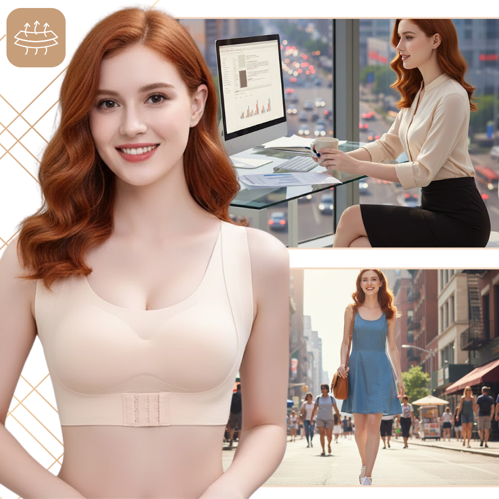 Duruş Desteği Dikişsiz Sütyen - Ozerty