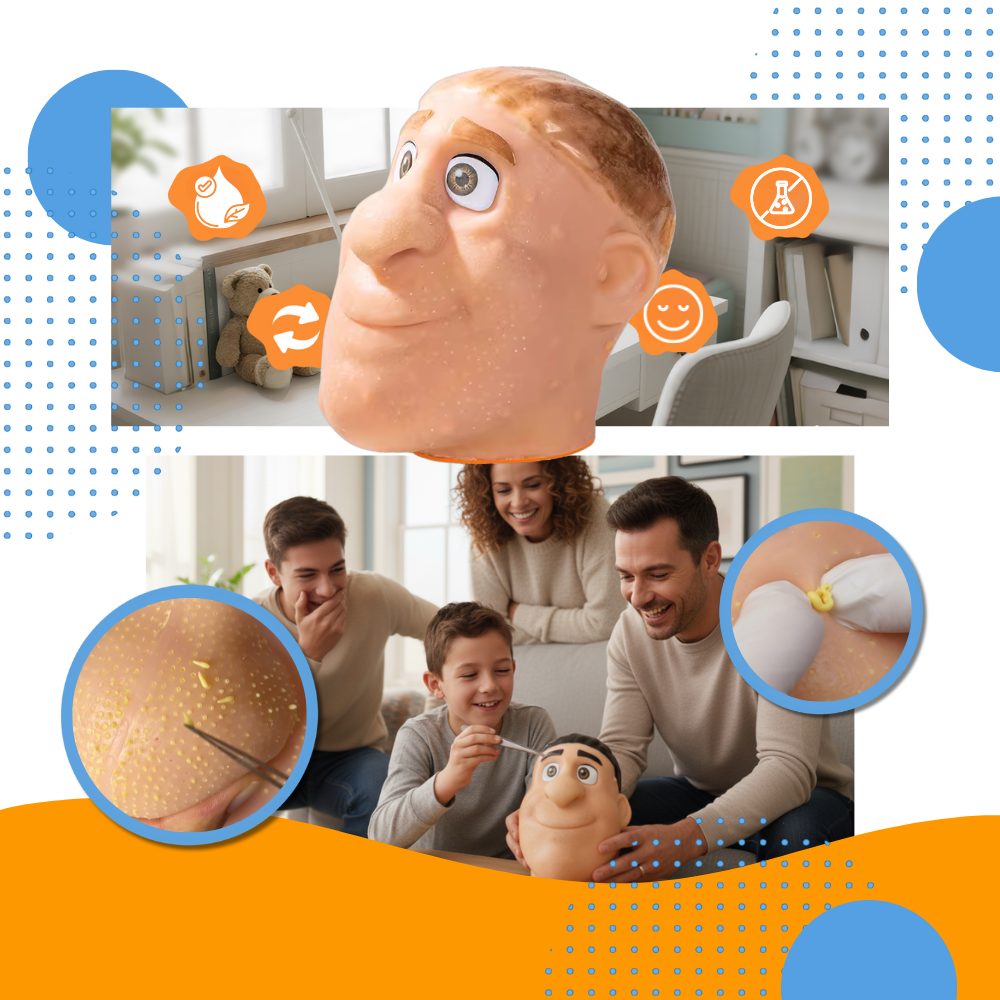 Rahatlatıcı Silikon Sivilce Sıkma Oyuncağı - Ozerty