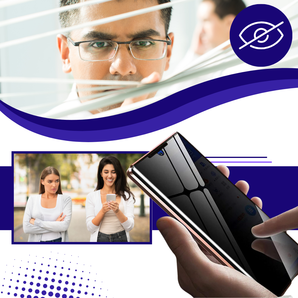 Samsung Telefon Kılıfı ve Gizlilik Camı - Ozerty