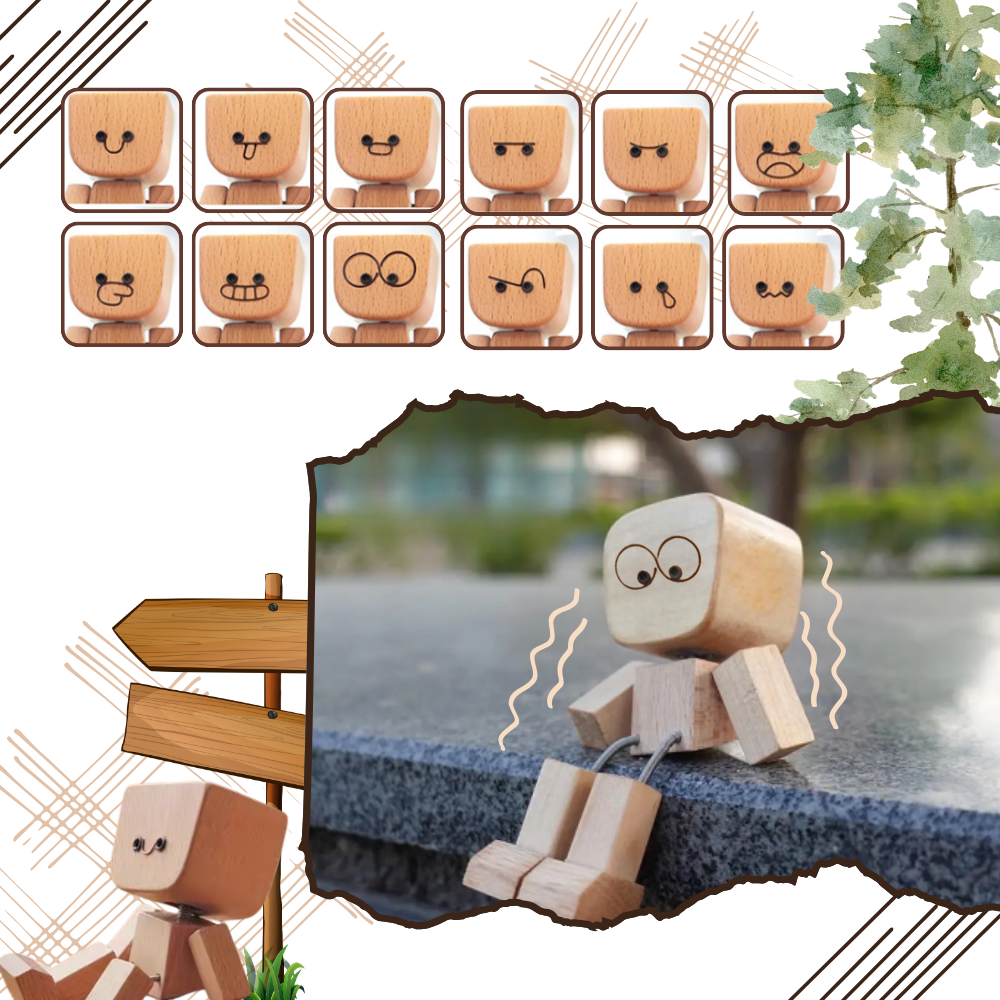 Sallanan Tuhaf Bobblehead Figürin - Ozerty
