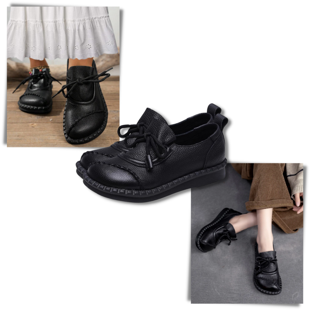 Şok Emici Platform Loaferlar - Ozerty