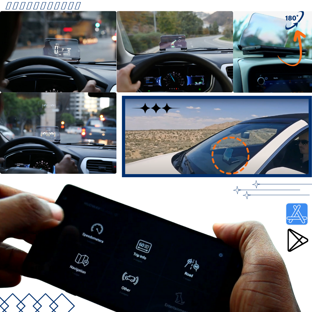 Akıllı Gösterge Paneli Araç Hud - Ozerty