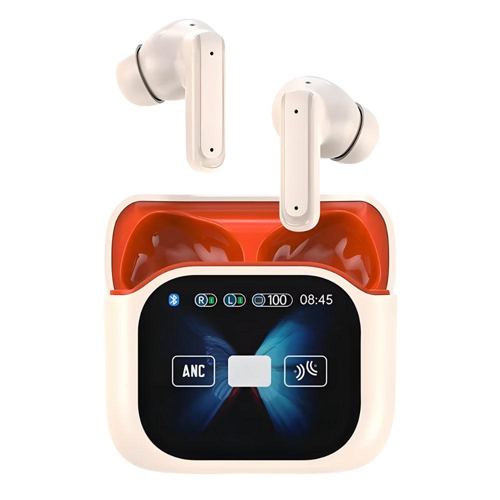 Akıllı Gürültü Önleyici Kulaklıklar -Bej - Ozerty