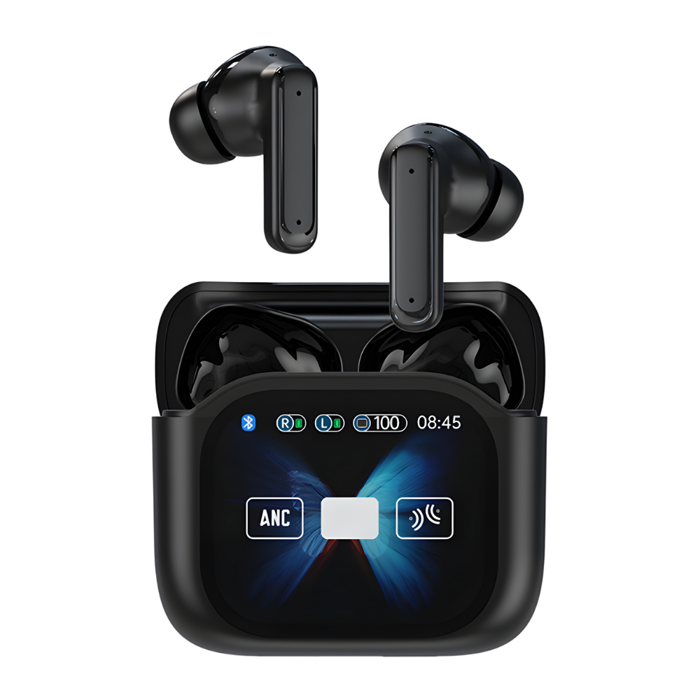 Akıllı Gürültü Önleyici Kulaklıklar -Siyah - Ozerty