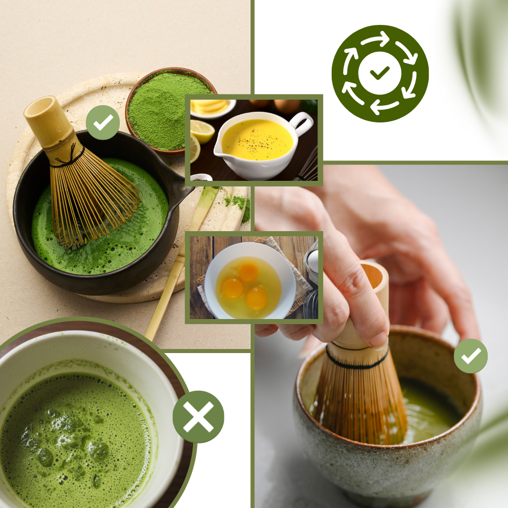 Pürüzsüz Karıştırma Matcha Çırpıcı - Ozerty