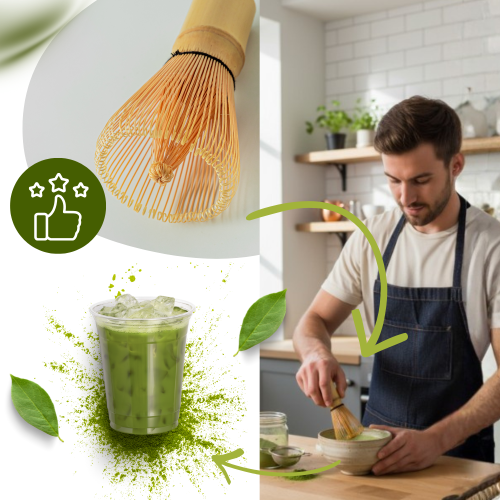Pürüzsüz Karıştırma Matcha Çırpıcı - Ozerty