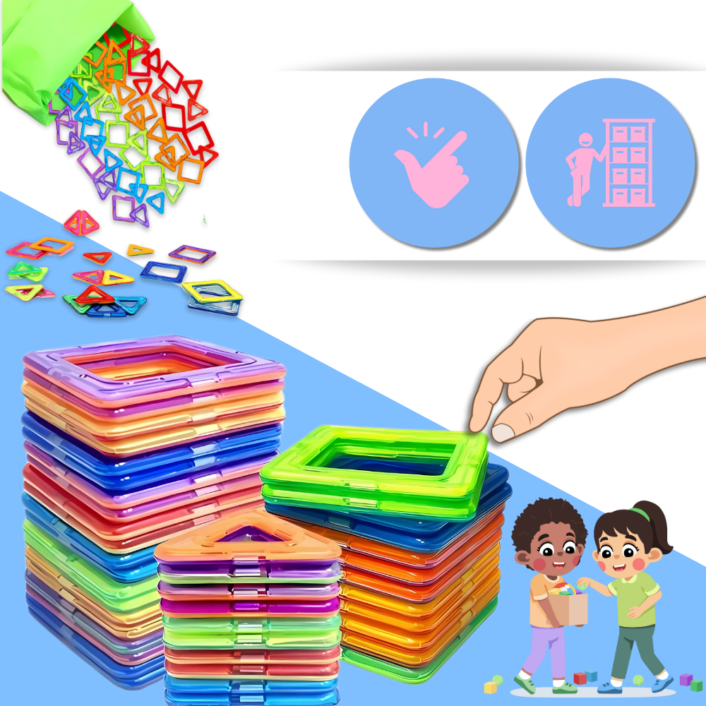 Çıtçıtlı Manyetik Bloklar - Ozerty