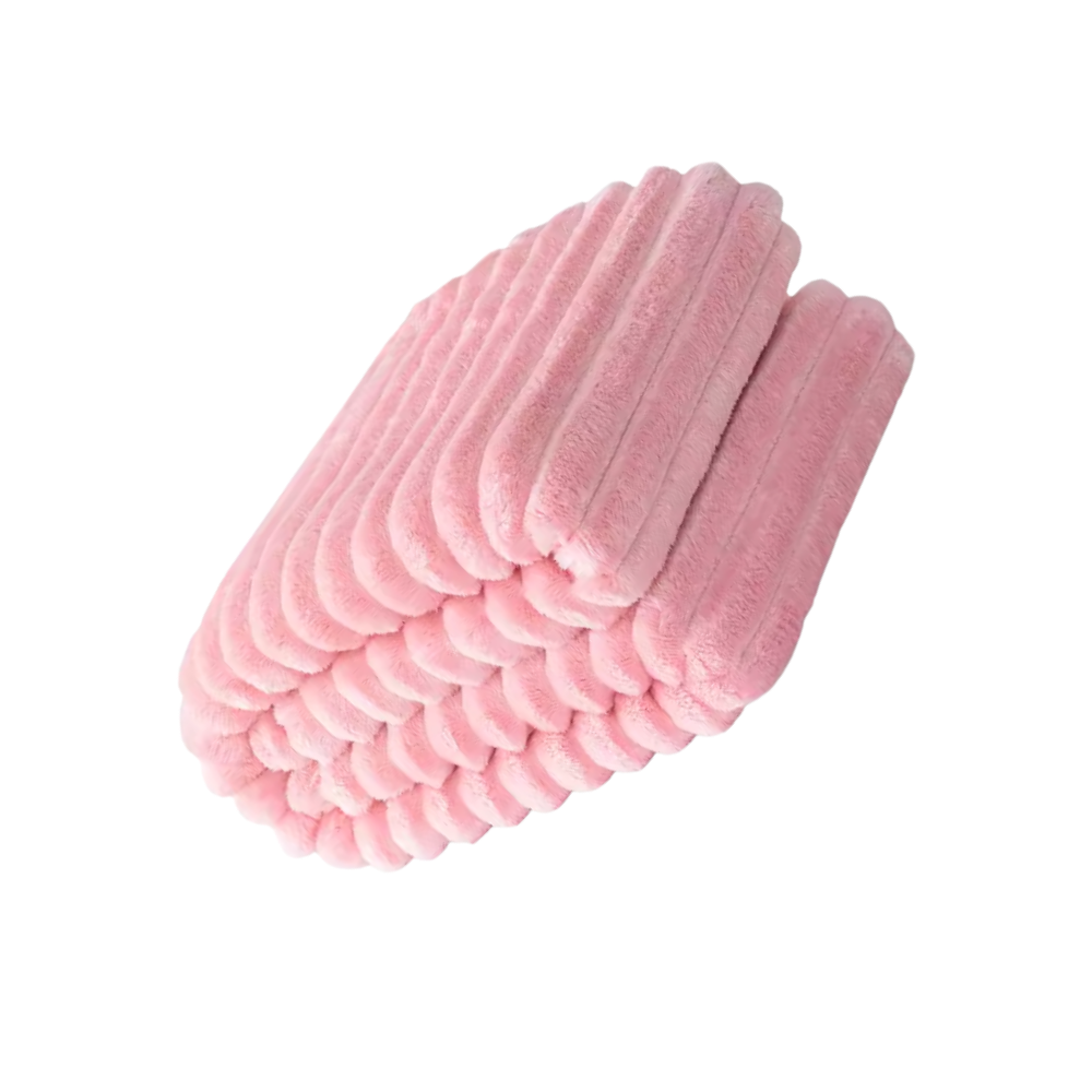 Yumuşak ve Rahat Flanel Battaniye -Pembe - Ozerty