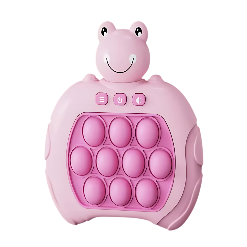Stres Giderici Pop Kıpır Kıpır Oyuncak -Pembe Kurbağa - Ozerty