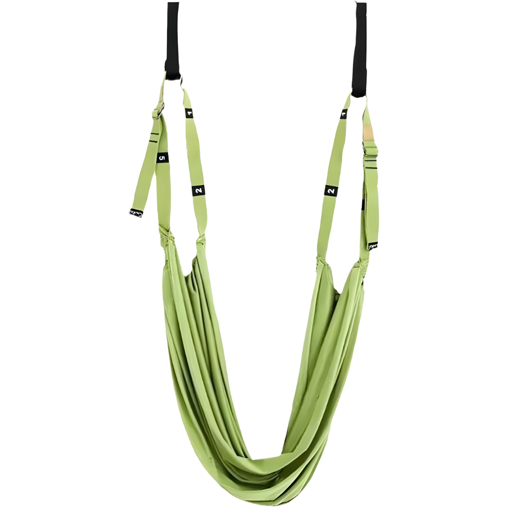 Güçlü Ayarlanabilir Yoga Hamak -Yeşil - Ozerty