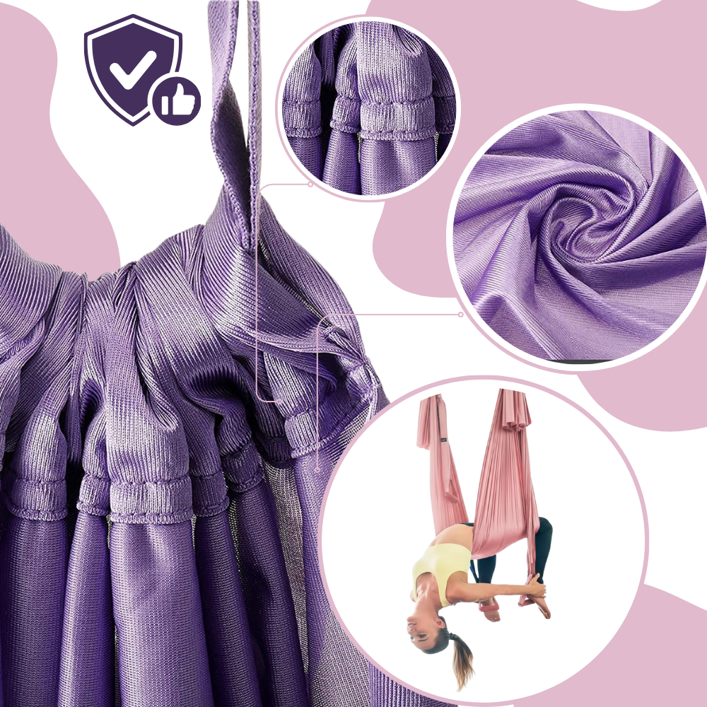 Güçlü Ayarlanabilir Yoga Hamak - Ozerty