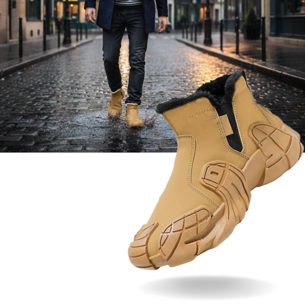 Şık Su Geçirmez Erkek Botları - Ozerty