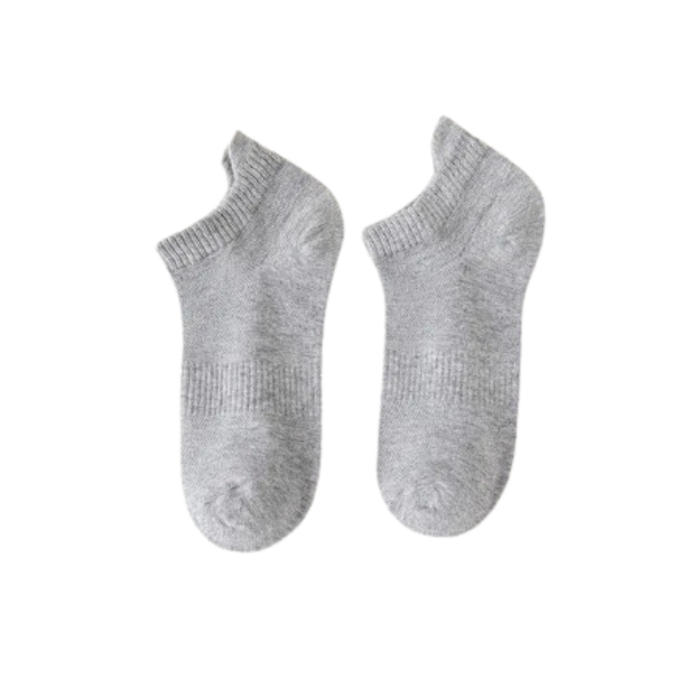 Supreme Comfort Erkek Ayak Bileği Çorapları -Açık Gri - Ozerty