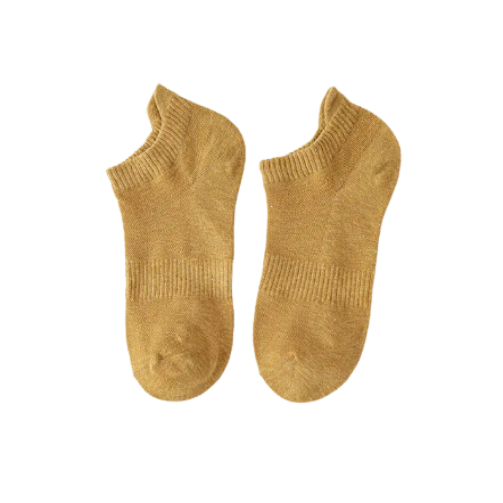 Supreme Comfort Erkek Ayak Bileği Çorapları -Sarı - Ozerty