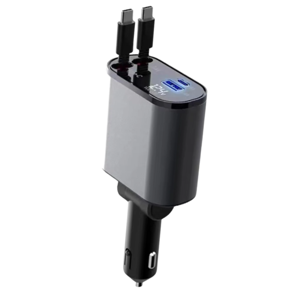 Teleskopik Araç Şarj İstasyonu -Çift C Tipi - Ozerty