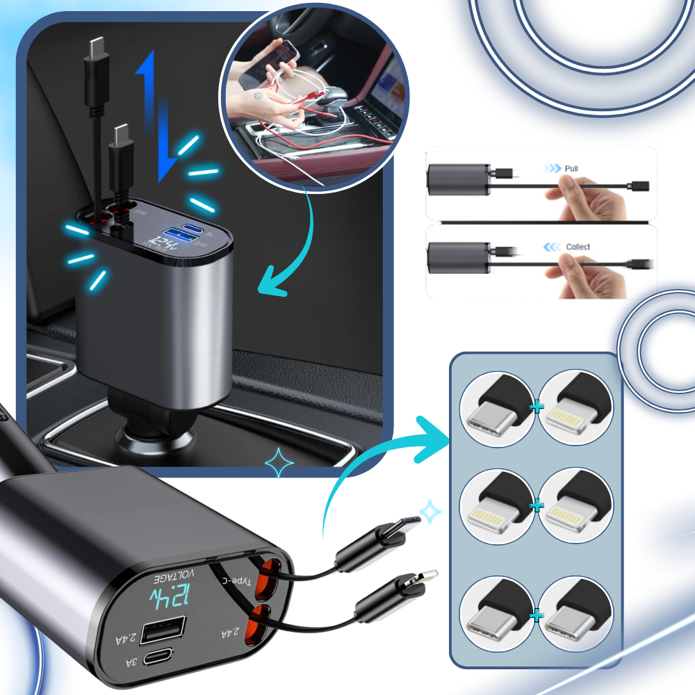 Teleskopik Araç Şarj İstasyonu - Ozerty